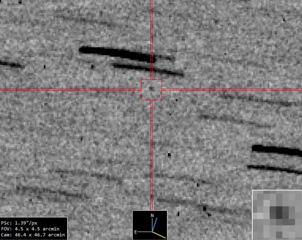 Nave espacial OSIRIS-REx desde 4,66 millones de kilómetros