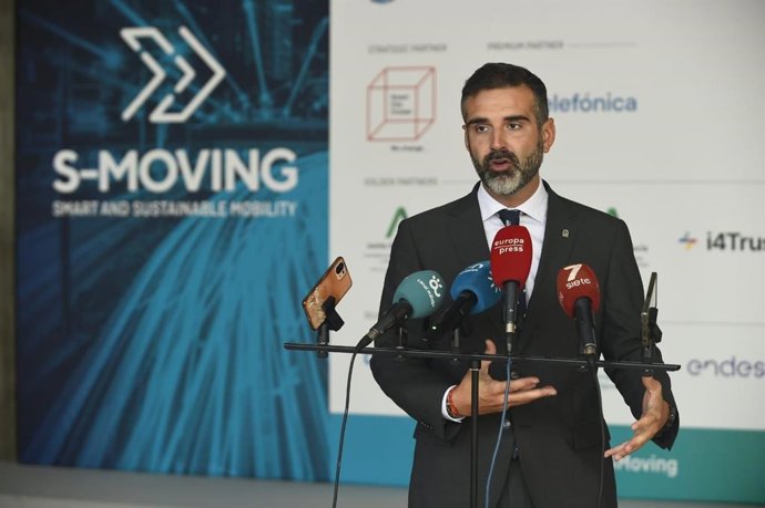 El consejero de Sostenibilidad, Medio Ambiente y Economía Azul, Ramón Fernández-Pacheco, en Greencities.