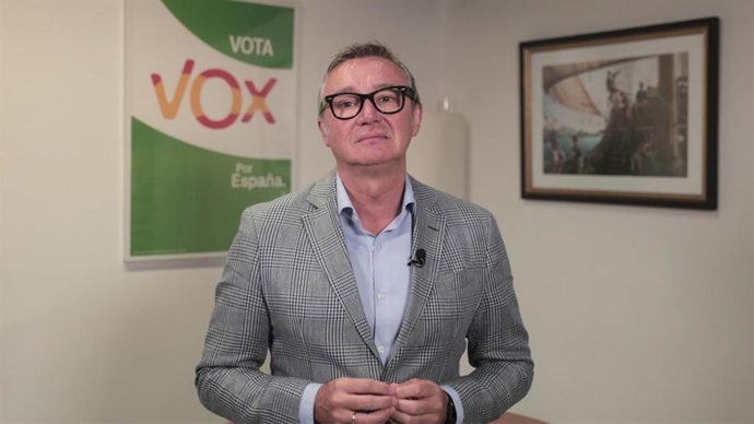 El portavoz parlamentario de Vox en Andalucía, Manuel Gavira.