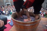 Foto: La Rioja vuelve a ofrecer a la Virgen de Valvanera el fruto de la vendimia, en un Pisado 'a cubierto' por la lluvia