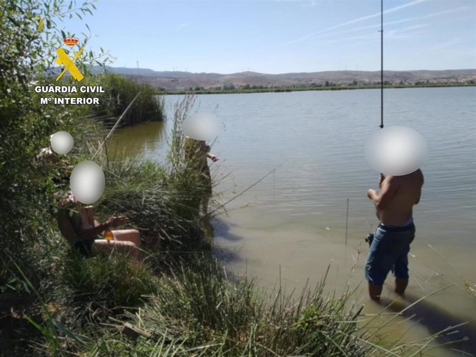Pesca ilegal en la Laguna de Padul
