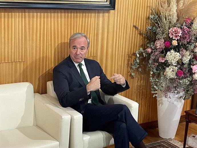 El presidente del Gobierno de Aragón, Jorge Azcón.