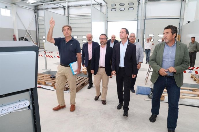 El presidente del Consell de Mallorca, Lloren Galmés, visita la futura estación de ITV en Calvi