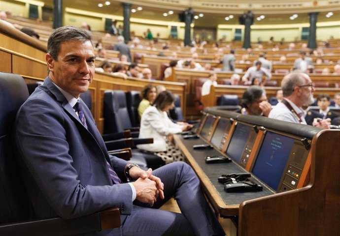 El presidente del Gobierno en funciones, Pedro Sánchez