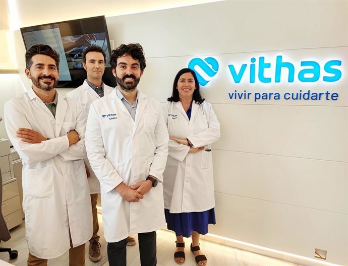 Equipo de la Unidad de Cirugía Refractiva Vithas Málaga