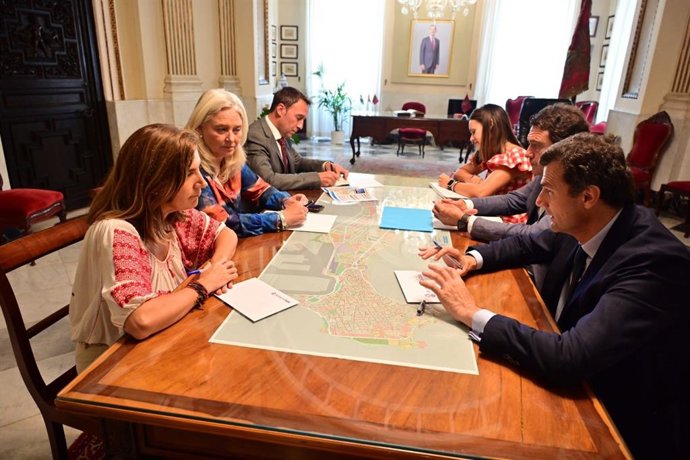 Rocío Blanco en el Ayuntamiento de Cádiz.