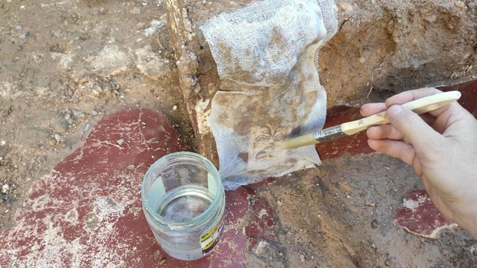 Hallazgo de la pintura