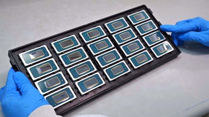 Los nuevos procesadores Intel Core Ultra de Intel.