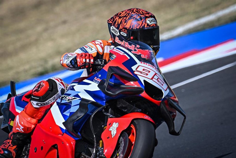 93 MARQUEZ Marc (spa), Repsol Honda Team, Honda RC213V 2024, action during the 2023 MotoGP Official Test on the Misano World Circuit Marco Simoncelli on September 11, in Misano Adriatico, Italy - Photo Studio Milagro / DPPI