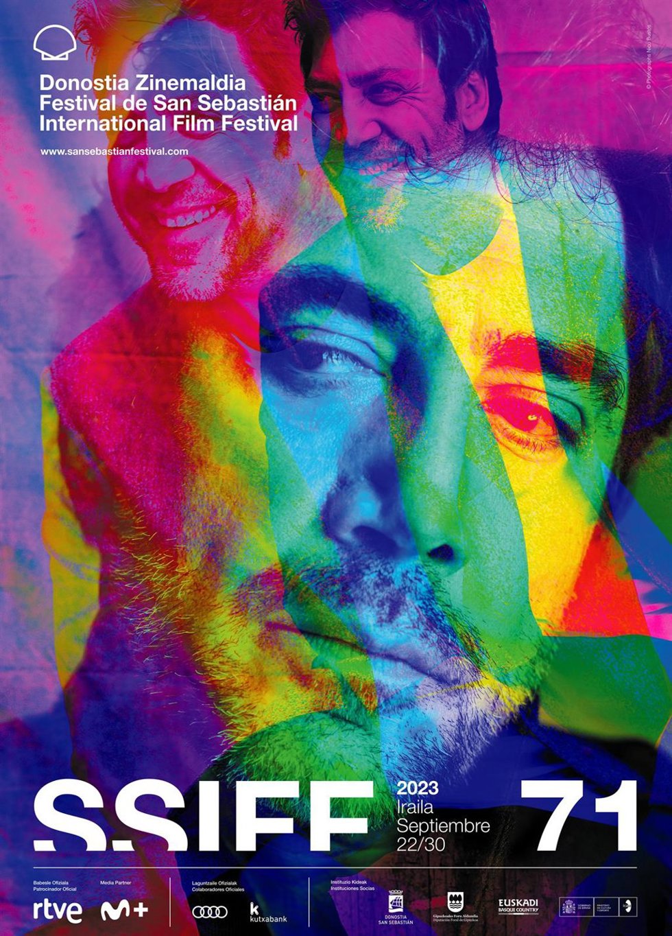 Archivo - Javier Bardem protagoniza el cartel de la 71 edición del Festival de San Sebastián 