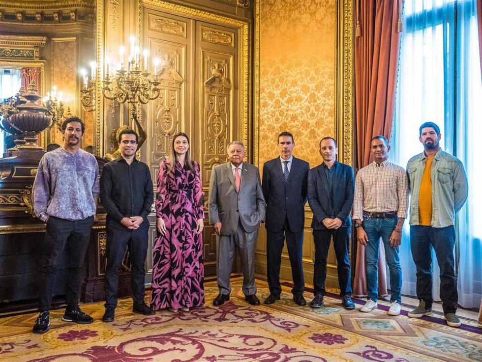 Panel 'El Imaginario colectivo del cine dominicano: más allá de contar historias', en la Casa América de Madrid.