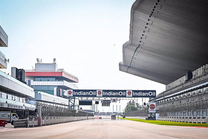 Illustration, track during the 2023 MotoGP Grand Prix of India on the Buddh International Circuit from September 22 to 24, in Greater Noida, India - Photo Studio Milagro / DPPI