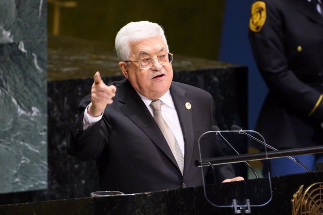 Archivo - El presidente de la Autoridad Palestina, Mahmud Abbas