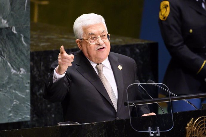 Archivo - El presidente de la Autoridad Palestina, Mahmud Abbas
