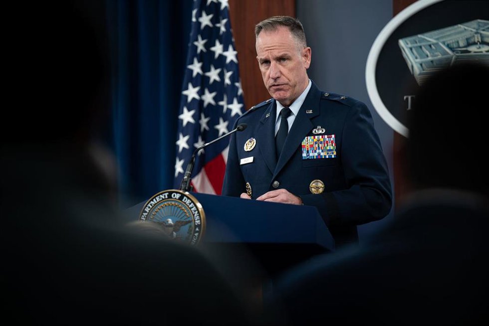 Archivo - El portavoz del Departamento de Defensa de Estados Unidos, el general Patrick Ryder