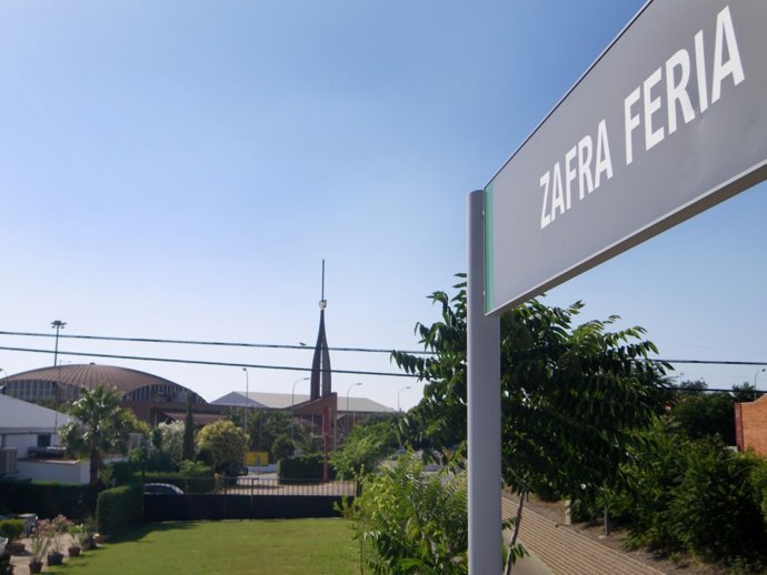 Archivo - Estación de tren en Zafra