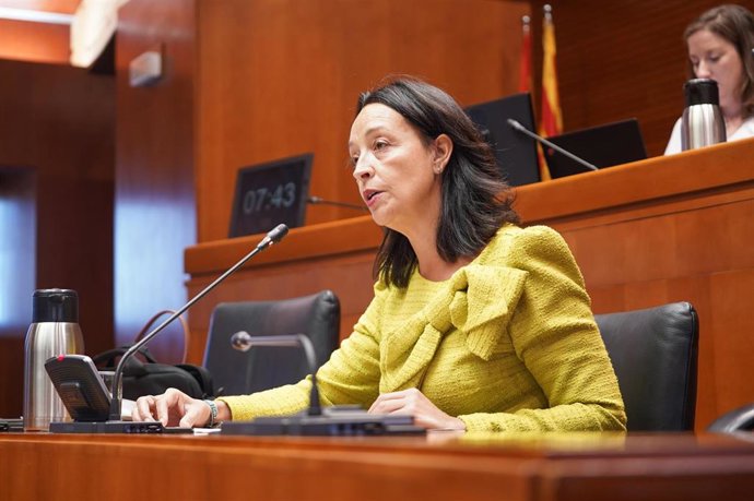 La consejera de Bienestar Social y Familia del Gobierno de Aragón, Carmen Susín.