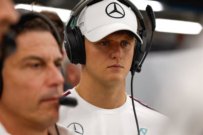 El alemán Mick Schumacher, piloto reserva de Mercedes. 