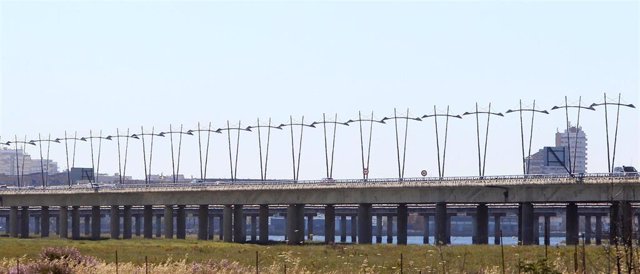 Archivo - El puente del Odiel en una imagen de arcchivo.
