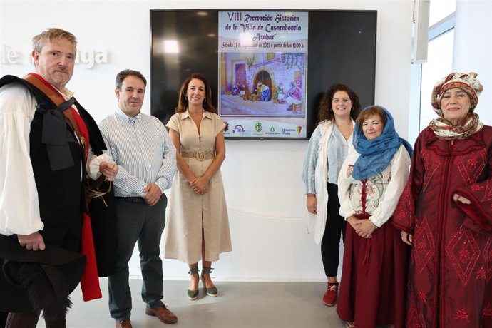 Presentación de la Recreación Histórica 'Azahar' de Casarabonela en la Diputación de Málaga.