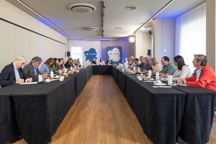 Reunión de los senadores y diputados del PP de Galicia