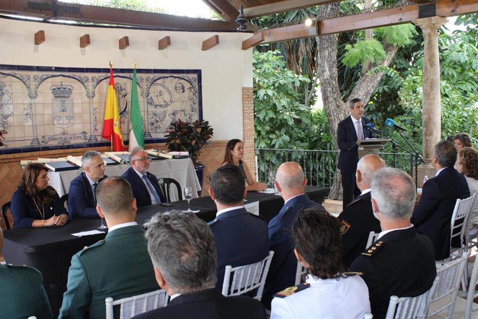 Actos por el Día de la Merced, patrona de Instituciones Penitenciarias, en Alhaurín de la Torre (Málaga).