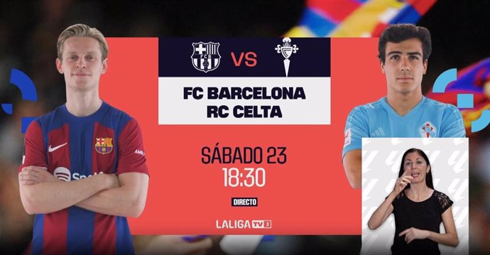 LaLiga emitirá el partido Bara-Celta en lengua de signos