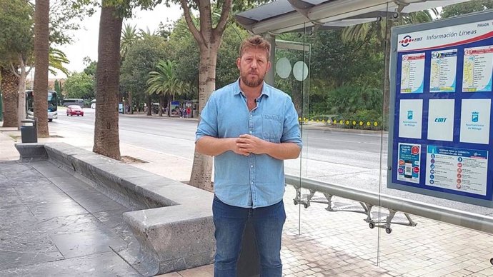 El concejal en la oposición y viceportavoz del grupo municipal de Con Málaga en el Ayuntamiento de la capital, Nico Sguiglia.