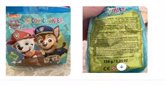 Foto: Consumo advierte de la ausencia de etiquetado precautorio de leche y soja en galletas de cacao de la Patrulla Canina