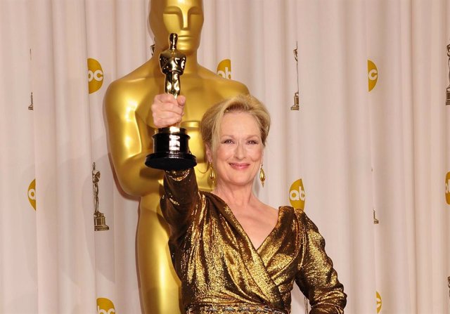Archivo - Meryl Streep gana el premio Oscar en 2012 por La dama de hierro