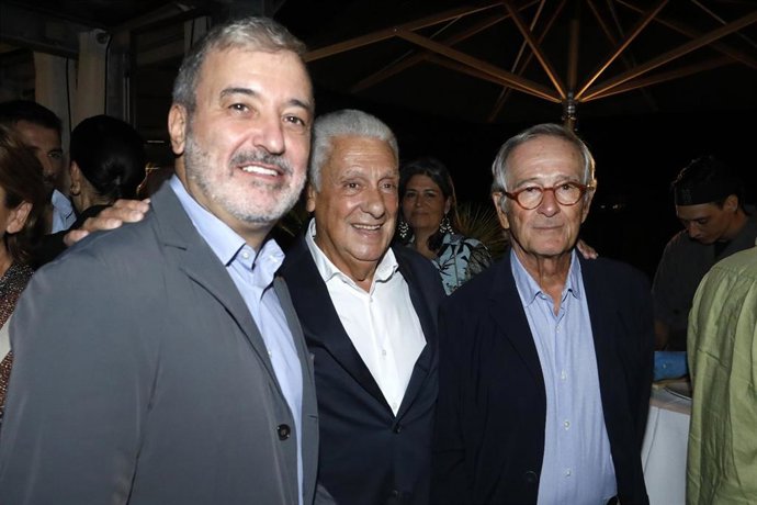 Jaume Collboni, Jordi Clos y Xavier Trias
