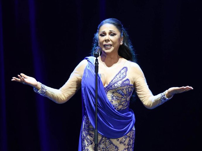 Isabel Pantoja, en el escenario del Gran Canaria Arena en una imagen reciente.