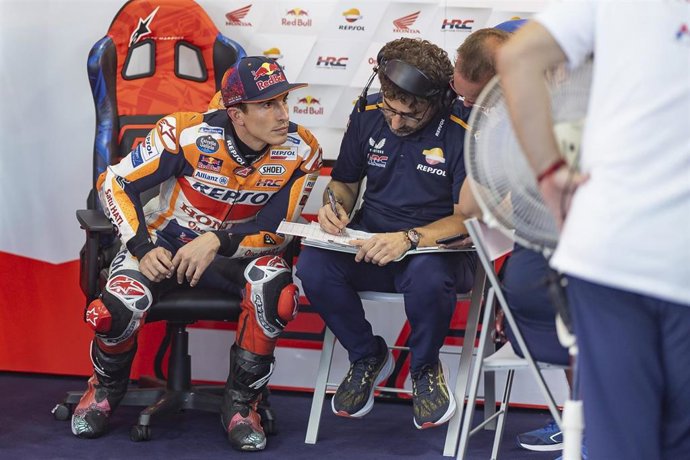 El piloto español de MotoGP Marc Márquez (Repsol Honda)