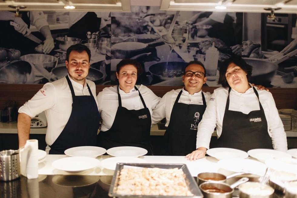 Asistentes al acto de promoción en Madrid de la gastronomía cordobesa con la marca 'Córdoba Patrimonio Gastronómico'.