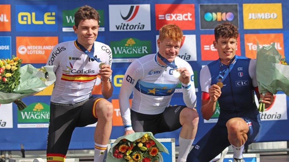 Iván Romeo conquista la plata en la prueba en línea del Europeo Sub 23