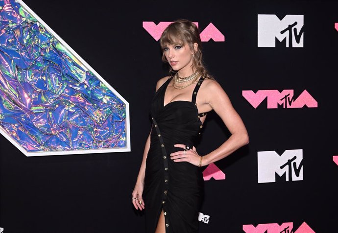 September 12, 2023, Newark, NJ, USA: Taylor Swift attends the 2023 MTV Video Music Awards at Prudential Center on September 12, 2023 in Newark, New Jersey.