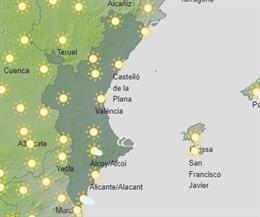 Predicción del tiempo para este sábado 23 de septiembre de 2023 en la Comunitat Valenciana