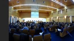 Una reunión de ayuntamientos de la Fegamp en una foto de archivo de 2018