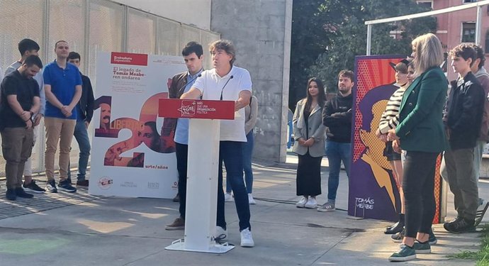 Eneko Andueza, este sábado en Bilbao