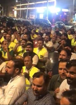 Taxistes protesten a Barcelona per demanar més seguretat en el sector