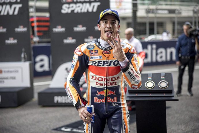 El piloto español de MotoGP Marc Márquez (Repsol Honda)
