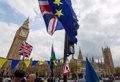 Manifestantes piden en Londres el regreso de Reino Unido a la UE