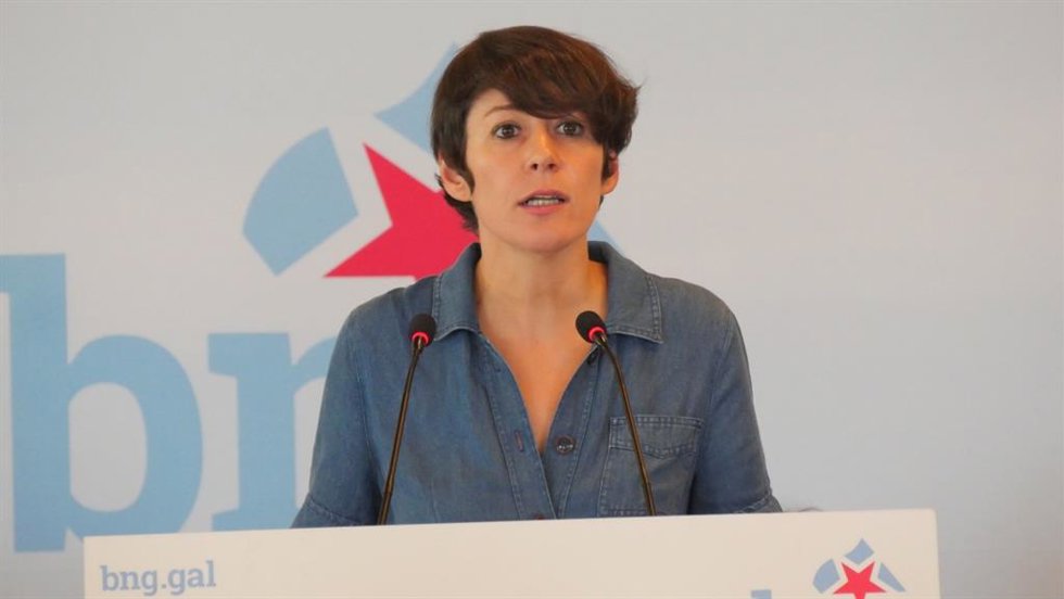 Archivo - La líder del BNG, Ana Pontón, en un Consello Nacional de la formación frenstista