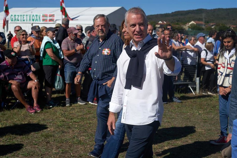 El lehendakari, Iñigo Urkullu, en el Alderdi Eguna