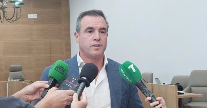 Rubén Rodríguez, portavoz del PSOE en la Diputación Provincial de Huelva