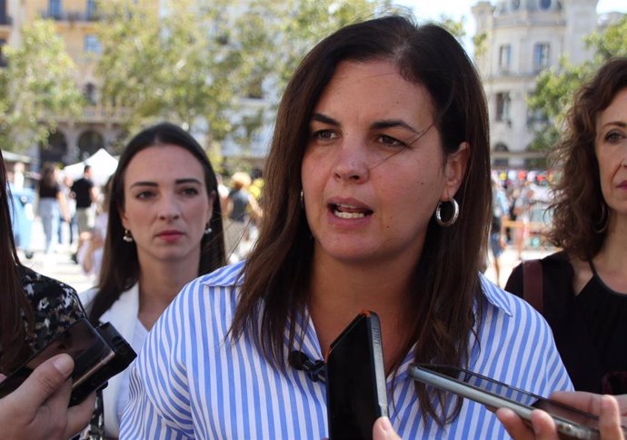 La portavoz del Grupo Municipal Socialista en el Ayuntamiento de Valncia, Sandra Gómez