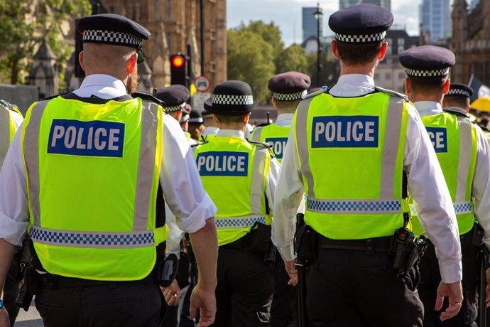 Policías en Londres