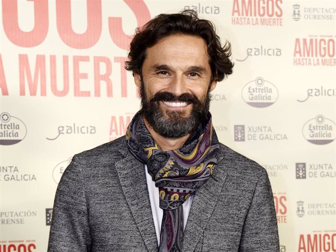 Iván Sánchez durante el estreno de la nueva película  Amigos hasta la muerte", a 18 de septiembre de 2023, en Madrid (España).