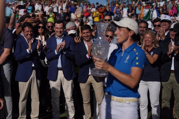 El equipo europeo de golf femenino retiene el trofeo más prestigioso de este deporte.
