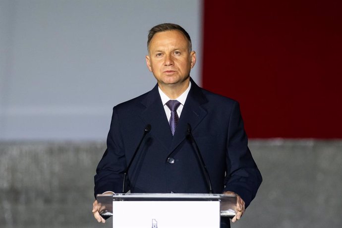 September 1, 2023, Gdansk, Poland: President of Poland Andrzej Duda seen during the 84th anniversary of the outbreak of World War II in Westerplatte. On the 84th anniversary of the outbreak of World War II, people in Poland gathered in Westerplatte to r